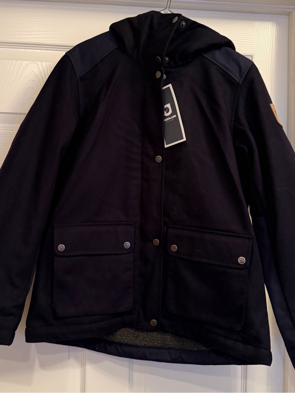 New Fjallraven Women’s Greenland Wool Hooded Jacket - M
